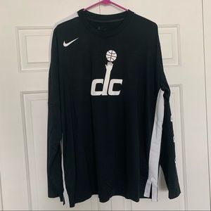 NWOT black Nike Washington Wizards shirt
